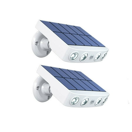 

2pcs Simulated Monitoring Solar Lamp ABS Multicolored Body Sensing Solar Light Outdoor Simulated Safety Camera White White Light
