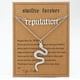 thumbnail image 5 of Tendencias de moda collar de serpiente para mujer collar de serpiente de oro collar de héroe amante, 5 of 6