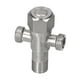 thumbnail image 1 of Adaptador en T para bidé con de cierre Agua de acero inoxidable, 1 of 8