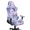 Purple-Flowers Leaf, variant on SCRAWLGOD Camo Print Gaming Chair Cover Slipcovers 4pcs with Armrest Covers Stretchable Anti Scratch Furniture Protector Non Slip Gaming Chair Slipcover