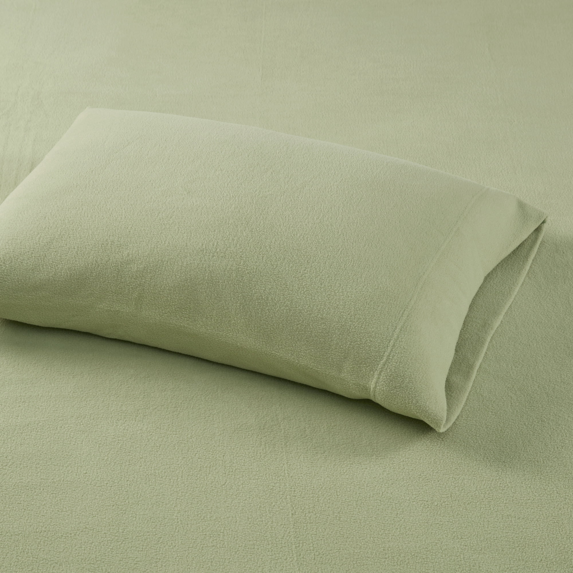 Comfort Classics Micro Fleece 4-Piece Green Sheet Set, Full