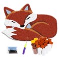 thumbnail image 1 of Wekvgz Latch Hook Rug Kit DIY Latch Hook Kit Fox Pattern Latch Hook Rug Practical Hook Rug Kits for Kids Adults Handmade Lovers Beginners, 1 of 11