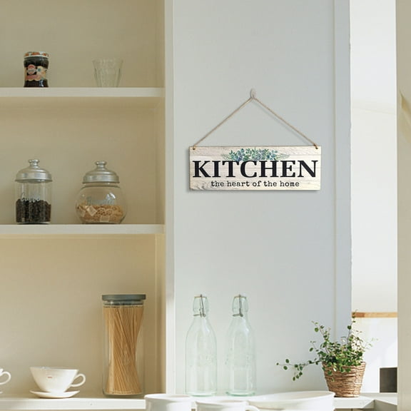 Vikakiooze Home Decor Wooden Square Hanging Home Wall Decor Hanging Tag Home Wall Decoration