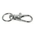 thumbnail image 3 of 40Pcs Metal Clasp Swivel Trigger Clips Snap Hooks Key Ring Bags DIY Craft Silver, 3 of 7