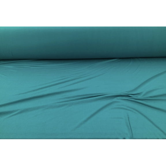 96% Viscose Bamboo 4% Spandex Fabric 4 way Stretch Jade B423