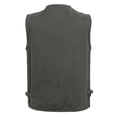 thumbnail image 2 of Ikevan Men'S Outdoor Vest Leisure Jacket Lightweight Vest with Zip Many Pockets Black 18(5XL), 2 of 6