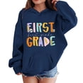thumbnail image 4 of Ruyang Kids 1st Grade Back to School Hoodies Long Sleeve First Day of School Pullover Sweatshirts Cute Preppy Hoodie, 4 of 7