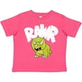 thumbnail image 3 of Inktastic Lil' Green Triceratops Rawr Boys or Girls Toddler T-Shirt, 3 of 5