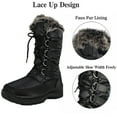 thumbnail image 2 of Tanleewa Mid-Calf Waterproof Winter Snow Boots for Women 11 Female, 2 of 8
