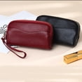 thumbnail image 4 of HAWEE Cellphone Wallet for Women Genuine Leather Clutch Purse Large Capacity Double Zipper Wristlet Wallet for Ladies, 4 of 9