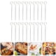thumbnail image 3 of 20 brochetas de acero inoxidable para barbacoa, reutilizables, para cocina, 3 of 7