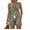 Army Green, variant on WTOBBY Summer Women's Fashion Two Piece Outfit Vintage Floral Print Vest Sleeveless Top and Shorts Set Comfortable and Trendy for Casual Wear ,Army Green L
