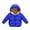 Royal Blue, variant on Esaierr Kids Boys Girls Winter Fleece Cotton Jacket Coats for Toddler Warm Hooded Sweatshirt Padded Short Outerwear 1-8Y