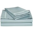 thumbnail image 1 of Egyptian Cotton 650 Thread Count Solid Sheet Set  Split King-Teal, 1 of 5