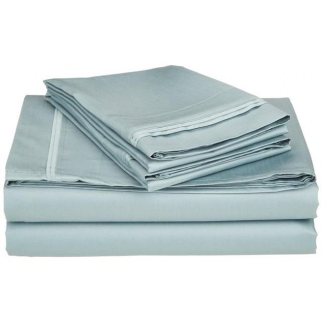 Egyptian Cotton 650 Thread Count Solid Sheet Set Split King-Teal