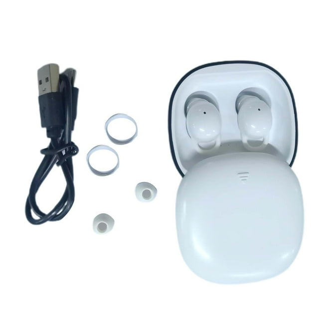 Mini auriculares Bluetooth verdaderamente inalámbricos, control táctil invisible, ligeros para juegos Blanco