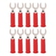 thumbnail image 1 of 10 Uds J.20019 6mm conector de inserción en forma de U resistente a alta presión Y tipo conector Banana para equipos industriales electrónicos rojo VoborMX herramienta, 1 of 8