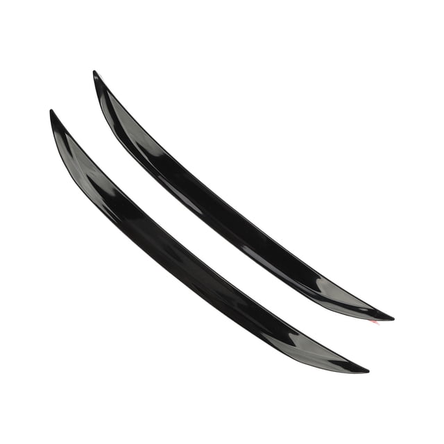 Embellecedor de arco de rueda de coche, tira protectora de cejas de rueda negra brillante, moldura de llamarada, ajuste Universal para la mayoría de los coches, 33,5 cm