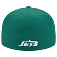 thumbnail image 4 of Men's New Era  Green New York Jets Overlap Wordmark 59FIFTY Fitted Hat, 4 of 5