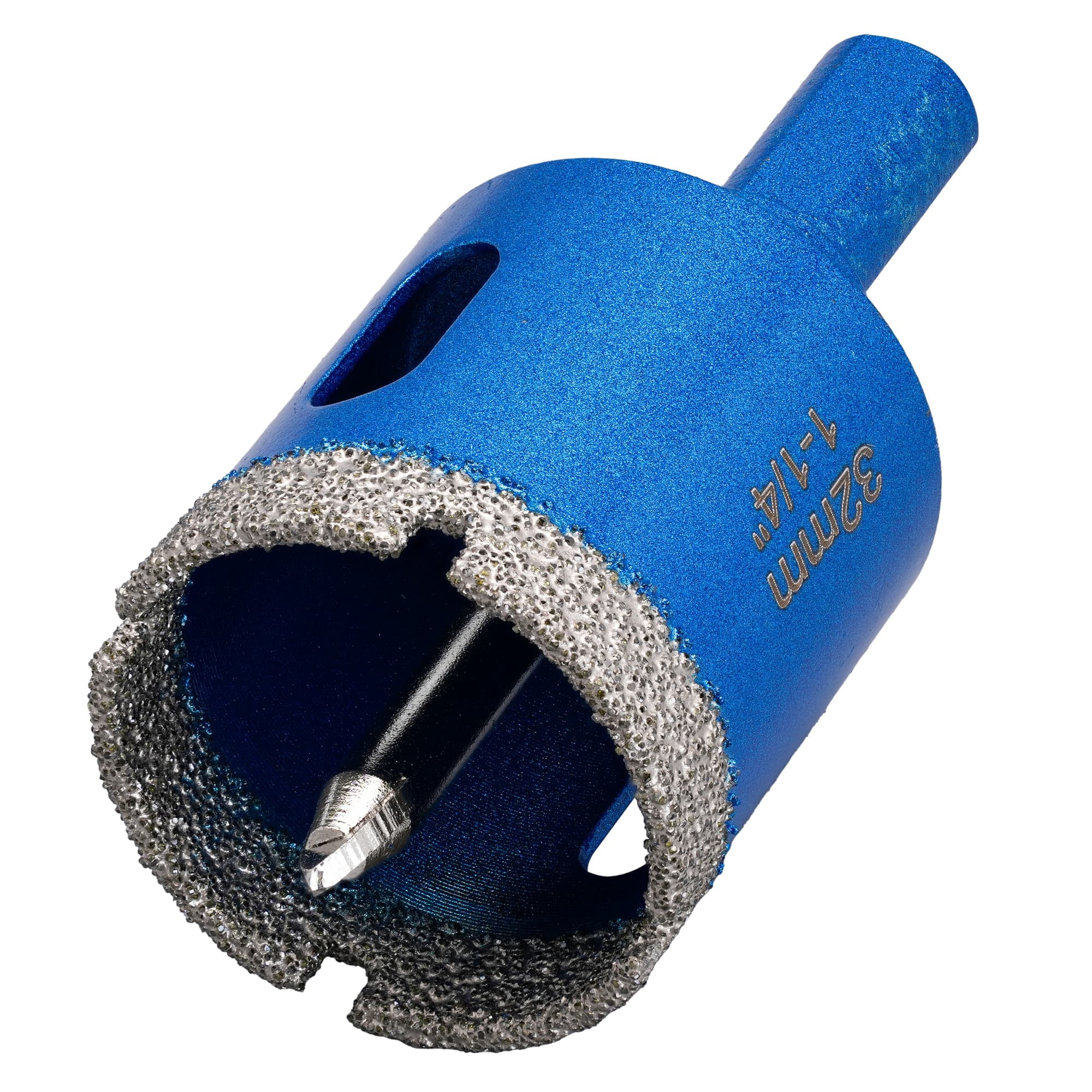 ILOVETOOL 2Pcs 32mm 1-1/4'' Diamond Hole Saw Glass Stone Marble Ceramic Tile Drill Bits with Center Pilot Bit Center Position Hole Opener