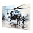 thumbnail image 2 of Designart "Meticulous Preparation Military II" Army Metal Art Print, 2 of 5