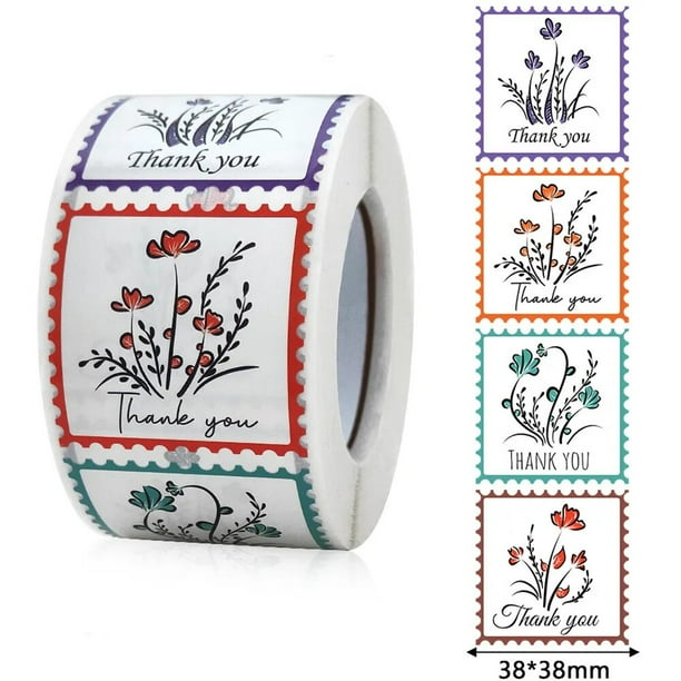 Pegatinas de Feliz Navidad para tarjetas, etiquetas adhesivas cuadradas de 300 cm para árbol de Navidad, sobres de regalo, caja de sellado, bolsa, 50-3,8 Uds.
