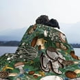 thumbnail image 6 of Dark Wild Forest Mushrooms Customized Blanket Soft and Lightweight Flannel Throw Suitable for Use in Bed, Living Room and Travel 60"x50" for Teens, 6 of 6