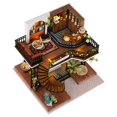 thumbnail image 1 of DIY Miniatura Muñeca Casa Art-Houss Handcraft No Incluido Baterías Modelo Decoraciones de Juguete con Muebles para Cumpleaños Salvador Casa de muñecas miniatura de bricolaje, 1 of 10
