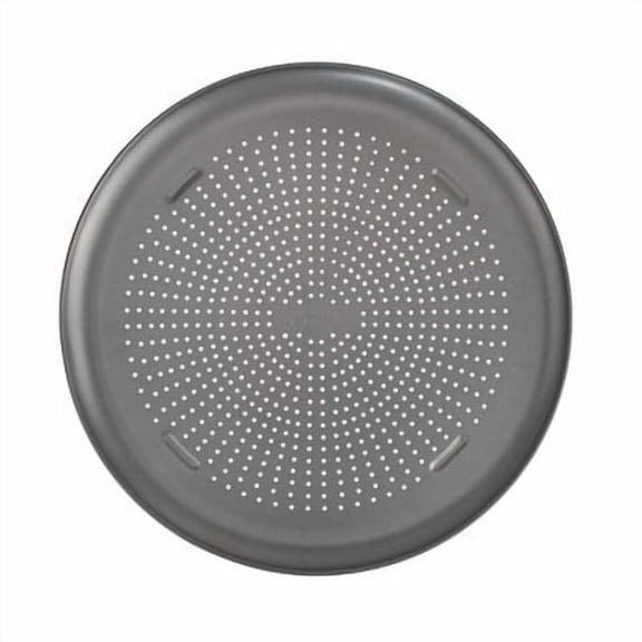 GoodCook 15.75" Large Nonstick Carbon Steel Ready Air Perfect Pizza Pan Gray: Round Oven Tray, Dishwasher-Safe