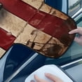 thumbnail image 4 of Xoenoiee Cross American Flag Print All-Season Car Windshield Cover Heavy-Duty Frost Cover for Snow/Sun/Dust/Rain, Car Shield Outdoor Accessories Fits SUVs Trucks, 4 of 7