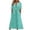 Sky Blue, variant on Guieoi Womens Dresses Plus Size Short Sleeve Lapel-collar Half-buttoned Loose Casual Solid-color Pocket Dress Blue XXXL
