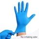 thumbnail image 2 of 100 guantes de nitrilo L sin polvo sin látex hipoalergénicos, guantes alimentarios jetables certificados, 2 of 5