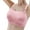 Pink, variant on Women's Comfort Four Bra Longline, Wide Elastic Back, Lace Underwire, 80% Nylon 20% Spandex, Comfortable for Everyday, Dating & Sports, Multiple Sizes
