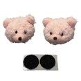thumbnail image 2 of Siruishop 1 Pair Helmet Decorations Adorable Fun Attachment for Skiing Bike Motorcycle Pink, 2 of 8