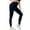Black, variant on Women's High Waisted Seamless Leggings Tummy Control Stretch Yoga Workout Pants