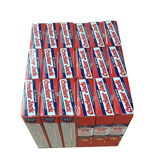 Cracker Jacks Boxes Original 18 Packs of 1 Oz Caramel Coated Popcorn