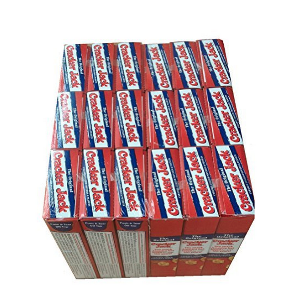 Cracker Jacks Boxes Original 18 Packs of 1 Oz Caramel Coated Popcorn