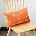 thumbnail image 5 of Fall Throw Pillow Covers 12x20 Set of 2 Farmhouse Hello Fall Maple Leaves Decorations Cushion Cover for Sofa Couch, 5 of 6