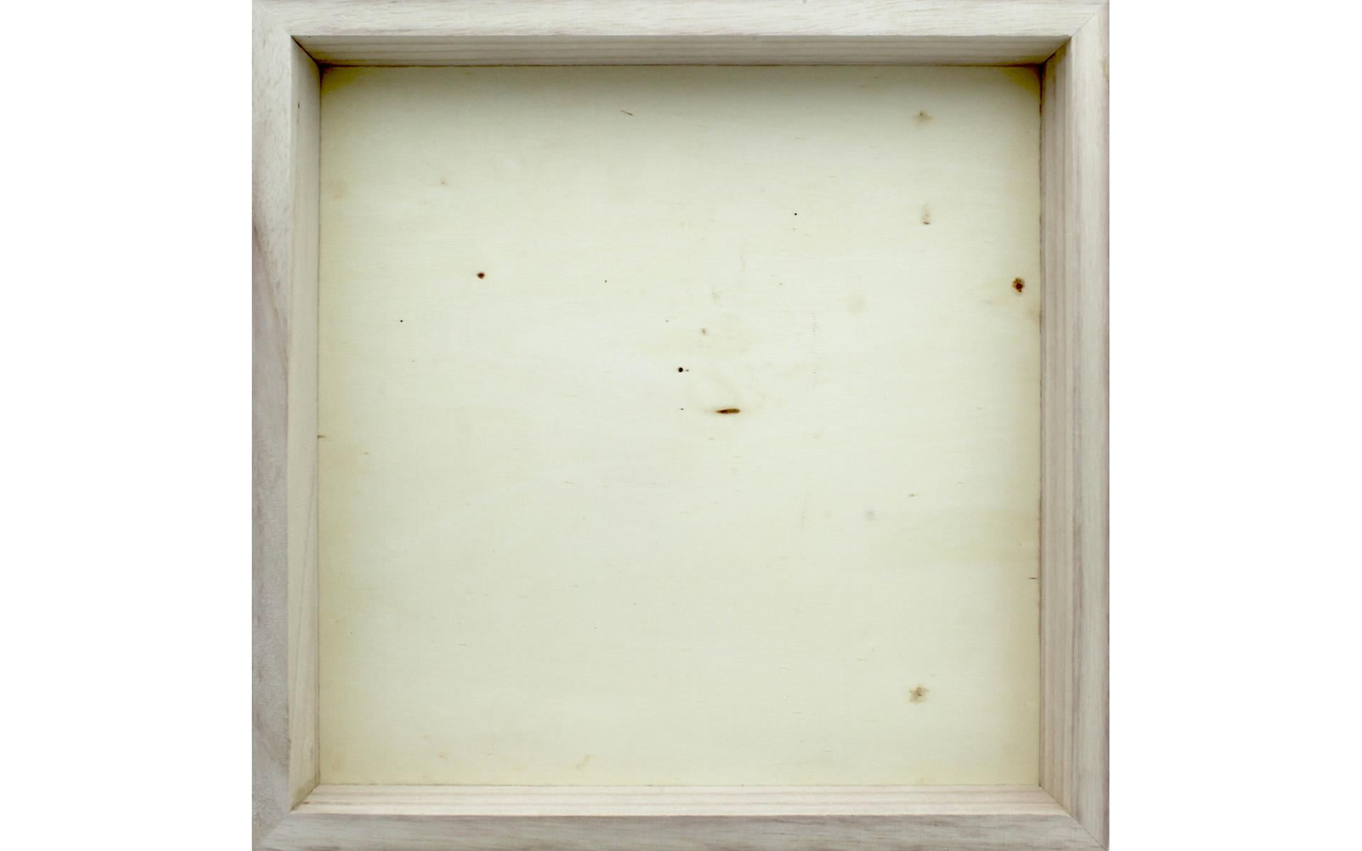 Sierra Pacific Crafts Wood Shadow Frame 12'x 12' Natural