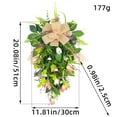 thumbnail image 3 of Precios Especiales, Guirnalda de tulipanes colgantes boca abajo con forma de árbol, simulación de flores, decoración romántica para bodas, escaparates y ventanas Akmoler, 3 of 6