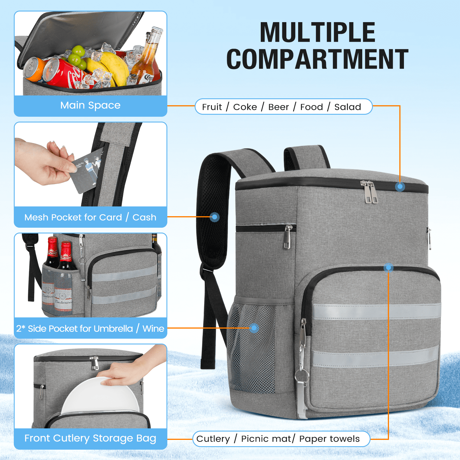 Backpack ice chest walmart sale