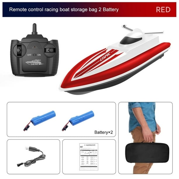 Waterproof 2.4G Kids Remote Control Speedboat Electric RC 4