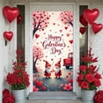 thumbnail image 3 of Heart-shaped Balloons Ladies Celebration Banner Red Gift Boxes Women's Party Display Lipstick Decor Pink Theme Girls' Gathering Backdrop for Women's Party Ladies' Gathering Girls' Night, 3 of 9