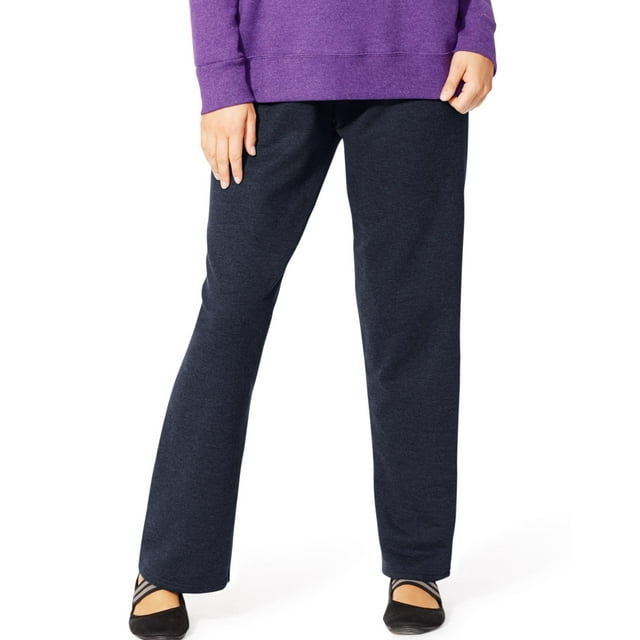 Just My Size Women`s ComfortSoft EcoSmart Fleece Open-Hem Sweatpants, Avg Length