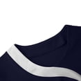 thumbnail image 6 of Inverlee Scrub Tops for Women Multi Color Short Sleeve Workwear Comfort Shirts Professional Uniform Blouses Navy XL, 6 of 8