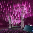 thumbnail image 1 of LINLIN Solar Meteor String Lights, 30cm 10 Tubes Falling Rain Lights Solar Garden String Lights for Garden, 1 of 8
