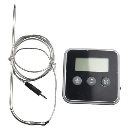 

BBQ Digital Grill Meat Roast Thermometer Timer Oven Outdoor Barbecue Party