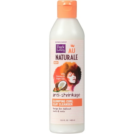 SoftSheen-Carson Dark and Lovely Au Naturale Anti-Shrinkage Clumping Curl Clay Cleanser, 13.5 fl (Best Way To Curl Straight Fine Hair)