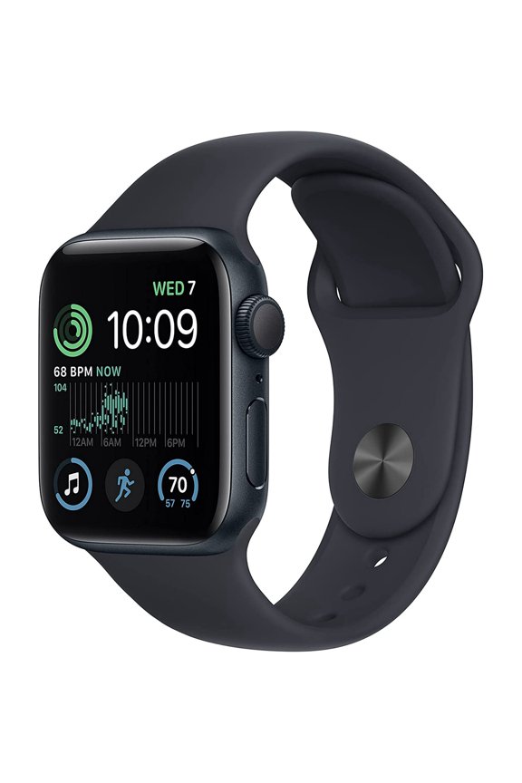 Pre-Owned Apple Watch SE 2nd Gen 44mm GPS Midnight Aluminum Case - Midnight Sport Band M/L Good