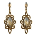 thumbnail image 2 of Pendientes colgantes de de imitación de declaración Behomian Joyería de Amarillo Yinane Pendientes colgantes de diamantes de imitación, 2 of 7